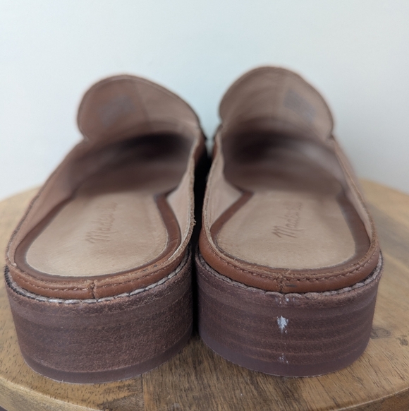 Madewell Elinor Loafer Mule, Leather, Cognac Brown/English Saddle (SIZE 9.5) - Picture 7 of 10